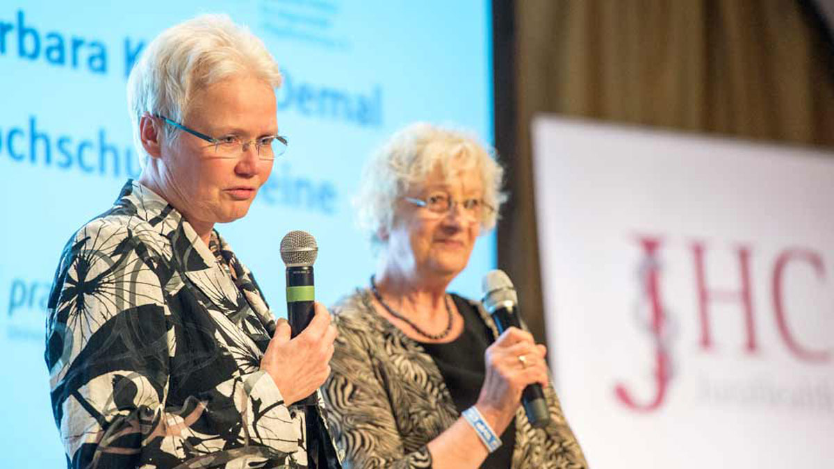 Gertrud Hundenborn und Barbara Knigge-Demal